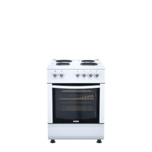 Haden HE61SW Electric Cooker, 60cm Freestanding, 65L Capacity, HE61SW, 4 Cooking