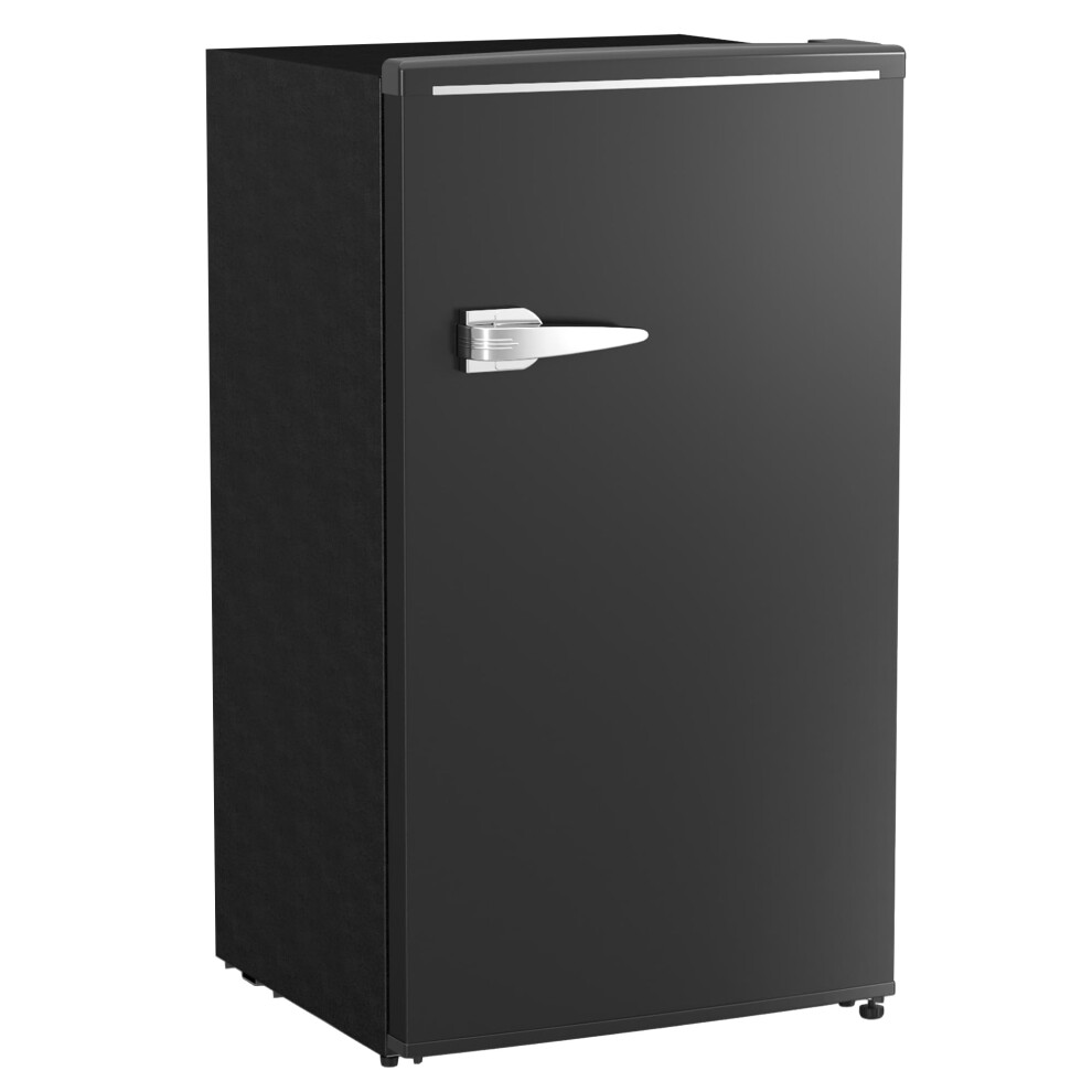 Homcom Under Counter Fridge, 85L Retro Freestanding Refrigerator With Chiller