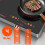Nefaracy 2 Ring Electric Hob with Handle, 3200W 2 Zone Ceramic Hob 56cm, 3