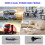 SMETA Camping Fridge 12v 240v, Campervan Refrigerator with Lock for Caravan, 2