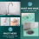 AIRMSEN Mini Table Top Dishwasher, 6 Programs Countertop Dishwasher, 5L Water 4