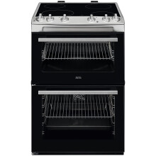 AEG 5000 Series SurroundCook Double Cavity Electric Cooker with Ceramic Hob,