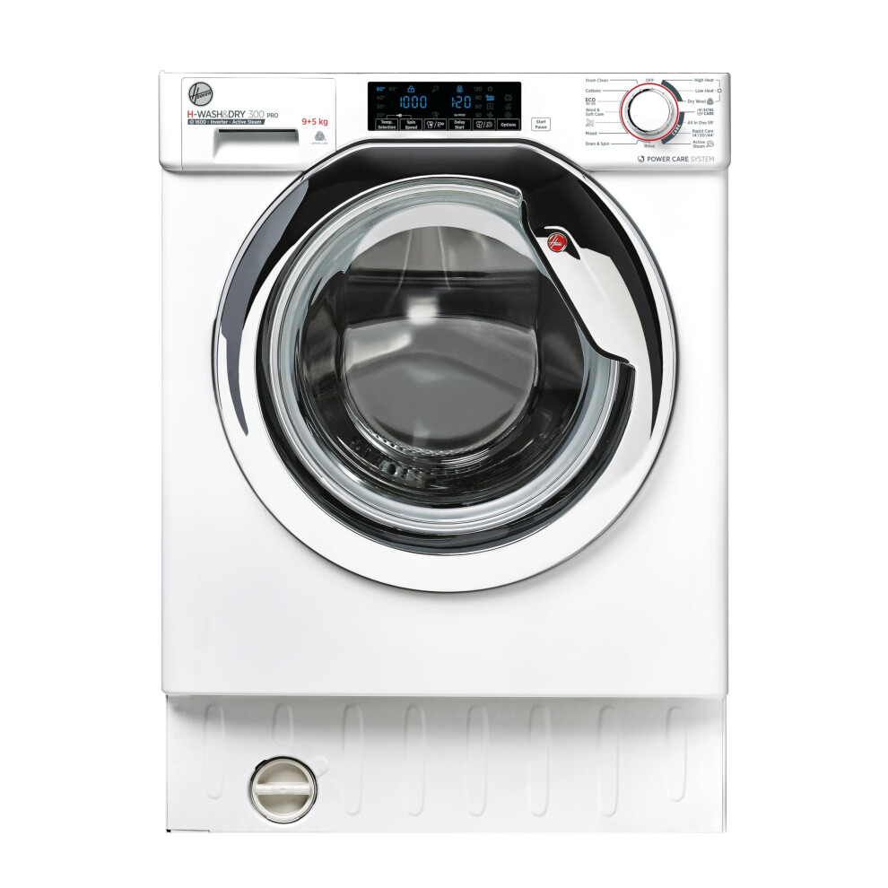 New Hoover H-Wash/Dry Hbdos 695Tamce-80 Integrated Washer Dryer, 9Kg Wash+5Kg Dry,
