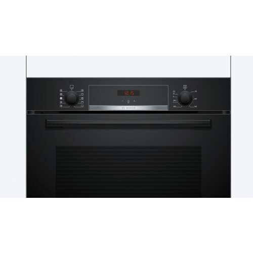 Bosch Bosch, Series 4, HQA534BB3B, 60cm Built-in Single Oven with Added Steam function 1