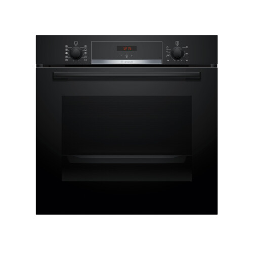 Bosch Bosch, Series 4, HQA534BB3B, 60cm Built-in Single Oven with Added Steam function