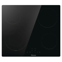 Hisense E6422SC Built-in 60cm Electric Ceramic Hob with Child Lock, Touch
