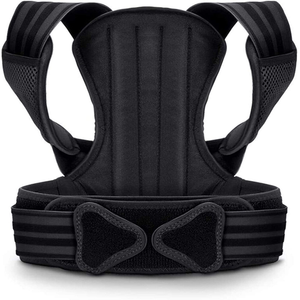 Back Support Posture Corrector for Men and Women, Adjustable Upper Back Brace, Breathable Body Shaper for Pain Relief and Posture Improvement
