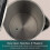 Hamilton Beach Hamilton Beach, Electric Kettle, Flexi Control, 1.7L, Black HBK001B 5