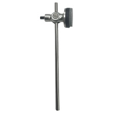 Aluminum Alloy Hammerheads Adjustable Bass Drum Pedal Mallets Kicks Drum Foot Pedal Accessories Silver