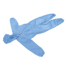 Blau 2XL Polyester Antistatik Overall Schutzanzug Arbeitsschutz Staubdicht Kleidung