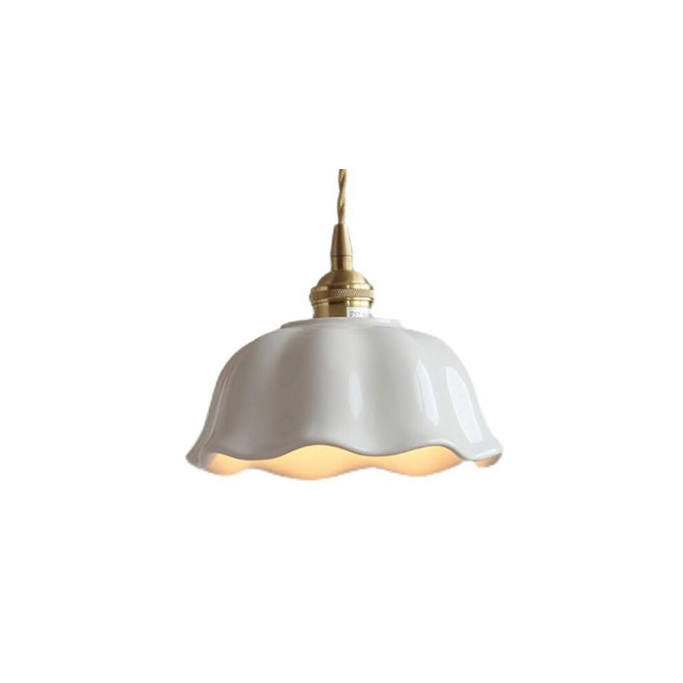 Modern Industrial Style Chandelier E27 Ceramic Hanging Lamp Shade, Flush Mount Ceiling Pendant Light for Bedroom Dining Hall Decor-image-OPC-PK55JC5-NEW