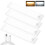 Under Cupboard Kitchen Lights,4 Pack 44 LEDs 3 Modes Motion Sensor Under Cabinet Lights,2000mAh USB Type-C Rechargeable Dimming Wardrobe Light,2 Colo 1