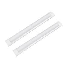 T&K TO-KING 2-Pack 2FT LED Batten Light,PC Body,20W 2000LM 6500K,Low Profile Wall/Ceiling Surface Mounted Fitting for Shop/Office/Garage/Warehouse/Ki