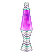 Lava Lamp 2494, White Wax, Pink Liquid, Decorative Base and Cap, Original 14.5 inch LAVA Motion Lamp to Illuminate Your Mood