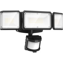 LEPOWER Battery Powered LED Flood Light Outdoor,1500LM Motion Sensor Security Lights,5000K, IP65 Waterproof,Wireless Flood Light Battery Operated,3 H
