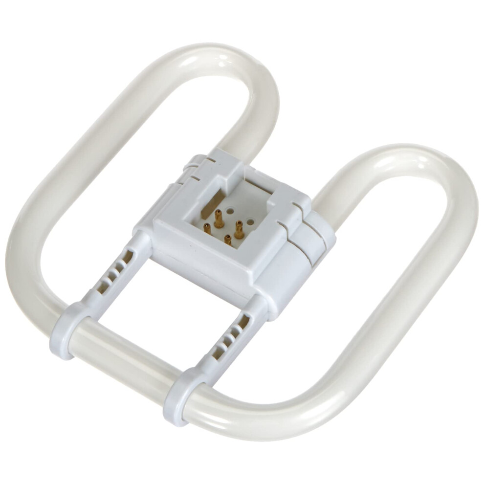 New Osram 16W 2D Square 4-Pin Gr10q Cap Standard (3500K) Compact Fluorescent Lamp White