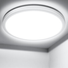 Lepro Bathroom Light, 18W 1800lm LED Ceiling Light, Waterproof IP44, 2.6cm Ultra-thin, 5000K, Round, Modern Flush Ceiling Lighting for Bathroom, Kitc