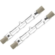 ECO Halogen 230W R7s Linear Light Bulbs (300W Equivalent) – Pack of 2 | 118mm Double Ended Floodlight Bulb | 230V Dimmable Warm White | Energy Class