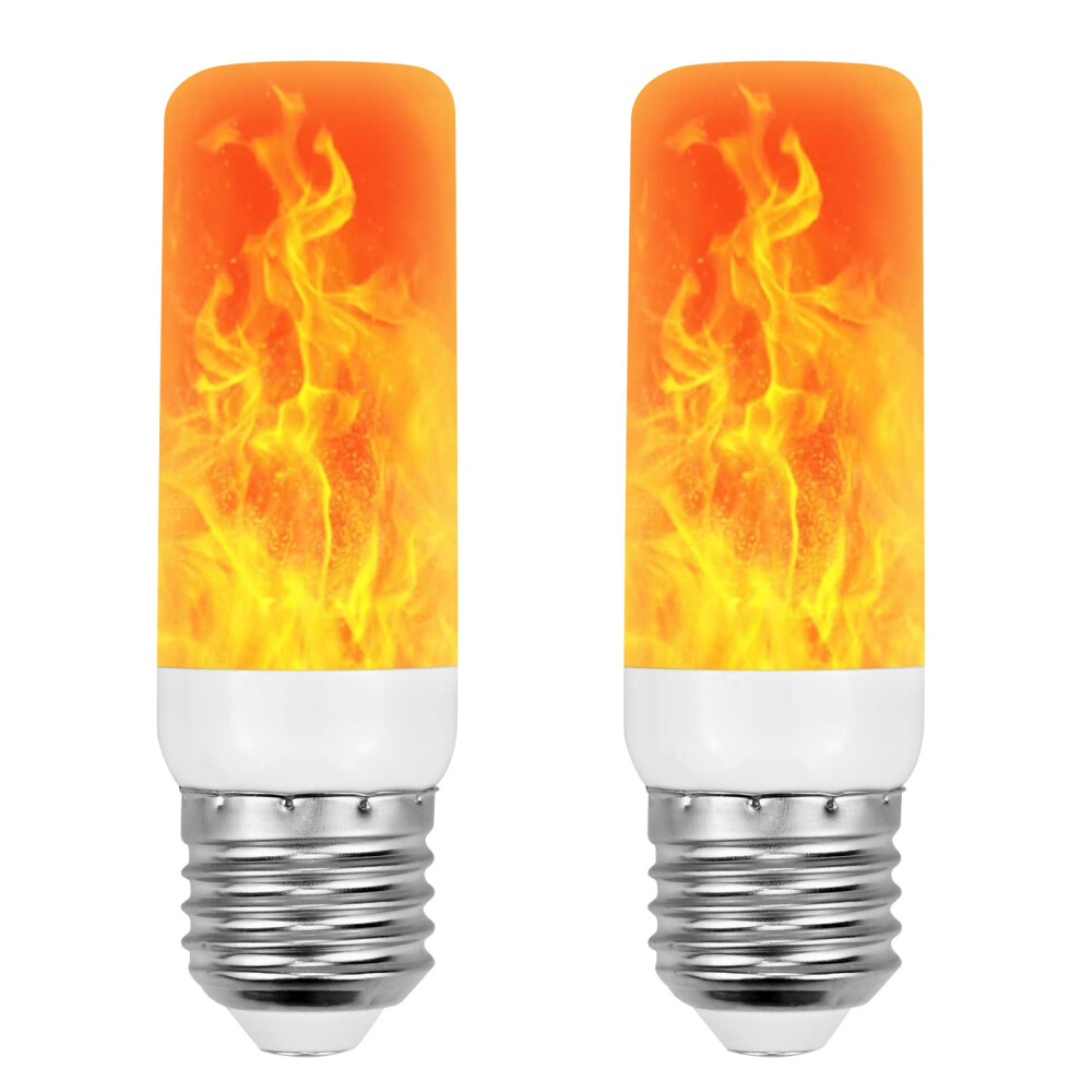 LED Flame Light Bulb, Flame Effect Light Bulbs,4 Lighting Modes LED Outdoor Light 5W E27 Flame Bulb Party Bulb Lights for Christmas Halloween Party D-image-OPC-PK55Q8Z-NEW
