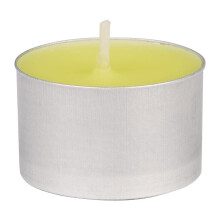 Eazyzap Citronella Tea Light Candles (Pack of 50), Yellow, Indoor & Outdoor Use, 8-Hour Burn Time, Garden Citronella Candles Tabletop, DG211