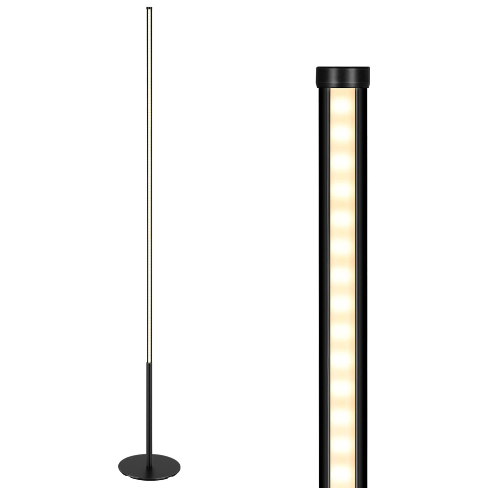 EDISHINE LED Floor Lamp, 57.5" Stepless Dimmable Minimalist Standing Lamp, Corner Lamp for Living Room, Bedroom, Office, 1100Lm 3000K Warm White Ligh-image-OPC-PK55QTV-NEW