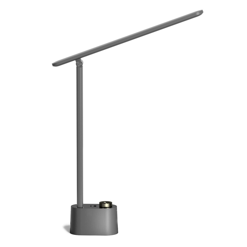 Honeywell Desk Lamp, 10W Eye-Caring Desk Led Desk Lamp With 3 Color Modes, Dimmable Desk Lamps With Usb A+C Dual Charging Port, Desk Lamps For Light