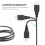 1M Play & Charge Micro USB Cable for PS4 Controller – 3ft Charging Lead Black 5