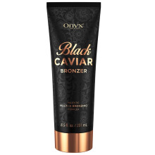 Onyx Black Caviar Dark Tanning Lotion 8,5 fl oz | Advanced Body Bronzer und Brunungsbeschleuniger | Sofortiger Brunungsverstrker | fr Solarien im