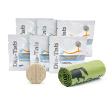 Dia-Tab Diarrhoea Tablets For Dogs - Effective Chewable Pet Medicine for Dogs and Cats (6 pack)