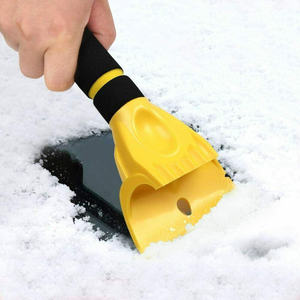 Ice Scraper For Car Windscreen & Windows Â Frost & Snow Removal Tool With Soft Grip Handle Â Durable Abs, Lightweight & Portable 659355528310