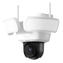 AOSU Floodlight Camera Wired Pro - WiFi Outdoor Security Cam for House with 3 PIR Motion Sensor, 3K UHD, 2600 Lumens Smart Light, 24/7 Recording, 360