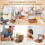 Yintiny Brown Leather CD player With Speakers For Home Decor 5