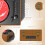 Yintiny Brown Leather CD player With Speakers For Home Decor 7