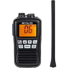 Retevis RM01 VHF Marine Radio, VHF Handheld Radio, Floating Vibration 88 Channels, IP67 Walkie Talkie Waterproof, Ship to Shore Radio for Kayaking Fi