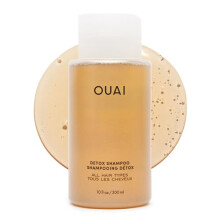 OUAI Detox Shampoo - Clarifying Shampoo for Build Up, Dirt, Oil, Product and Hard Water - Apple Cider Vinegar & Keratin for Clean, Refreshed Hair - S
