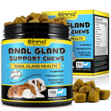 Advanced Anal Gland Support for Dogs, Functional Digestive Treats Fibre Supplement With Pumpkin Powder for Dog?s Gut Health, Sensitive Tums, Scooting,