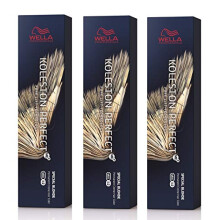 Wella Koleston Perfect ME+ KP Special Blonds 12/89 Hair Dye Special Blonde Pearl Ash, Pack of 3