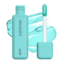 Face Matt Fluid Eye Lack Replikant-Hochpigmentflssiges Lidschatten langlebiger No-Budge Matte Finish Vegan & Grausamkeit (Aqua)