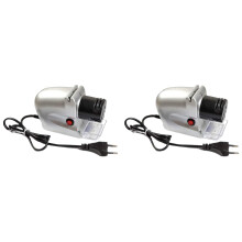 Electric Knife Sharpener 2 Pack, Automatic Motorised Sharpening Tool with Multiple Functions, EU Plug, Professional Quality