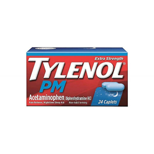 Tylenol Pm Pain Reliever & Sleep Aid (Extra Strength) 24 Caplets