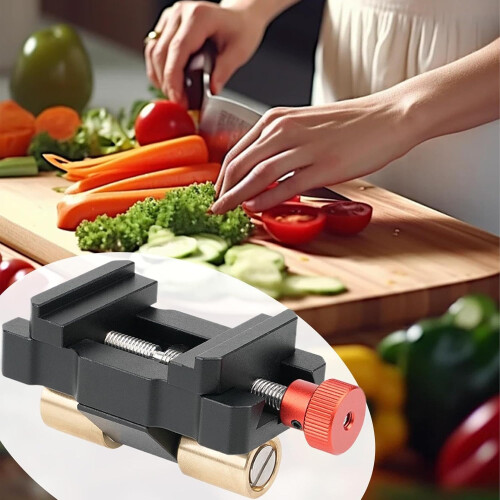 Adjustable Chisel Sharpener, Aluminum Alloy Honing Guide Tool | Precision Woodworking Sharpening Jig with Clamp 1
