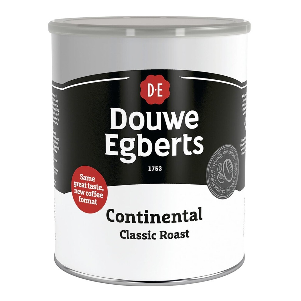 Douwe Egberts Continental Classic Roast Instant Coffee 750G Tin