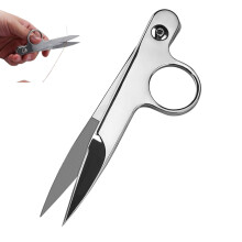 Thread Cuts Sewing Scissors Stainless Steel Small Snips Mini Thread Cutter for Fabric Crafting and Quilting