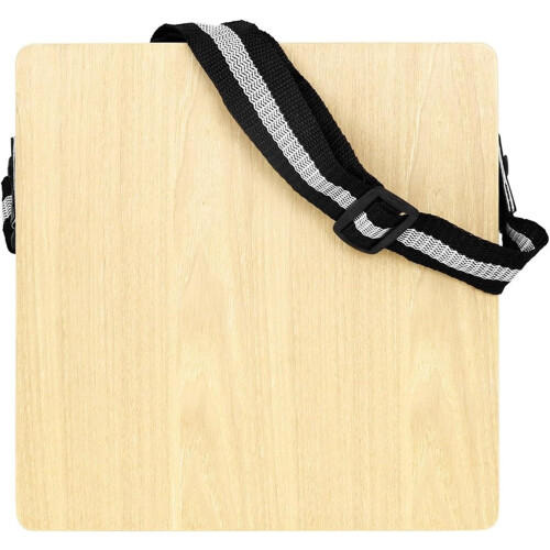 Cajon Box Drum Flat Hand Drum with Strings, Wooden Percussion Instrument, Basic Box Drum for Beginners 1