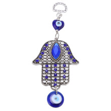 Blaues Augen Wanddekoration Ornament aus Legierung & Glas Glücksamulet, 15-162mm