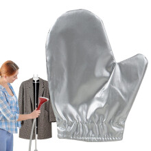 Steamer Glove, Heat-Resistant Waterproof Silver Mittens, Anti-Steam Ironing Gloves for Garment Steamer, Three Layers Protection