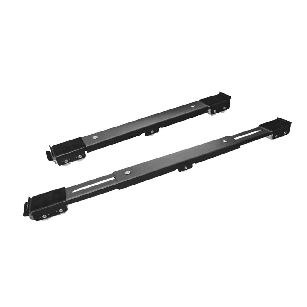 Device Slider For Washing Machine And Dryer With Metal Wheels, Adjustable Fridge Slider For Large Appliances, Black 6947110607900