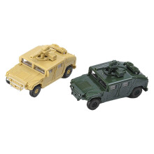1:72 Scale Assemble Model Kits - 2 Piece Miniature Army Vehicle DIY Hobby for Desktop Display Gift