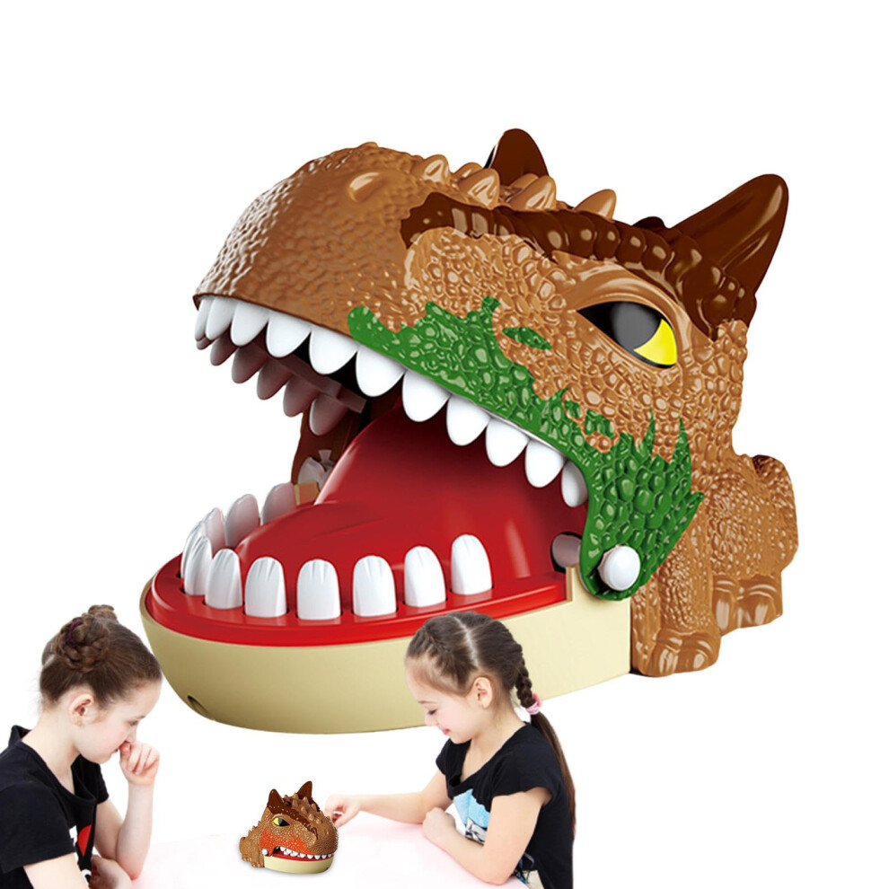Dinosaur Teething Toy for Babies, Interactive Dentist Game, Squeezing Dental Toy, Safe Material, Fun Colorful Design
