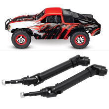 2 Stück Stahlvorderrad-Antriebswellen für RC Traxxas Slash 4x4, 120-150mm